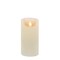 L & L Gerson Bisque no scent Scent Flameless Pillar Candle 44610 - alternate 1